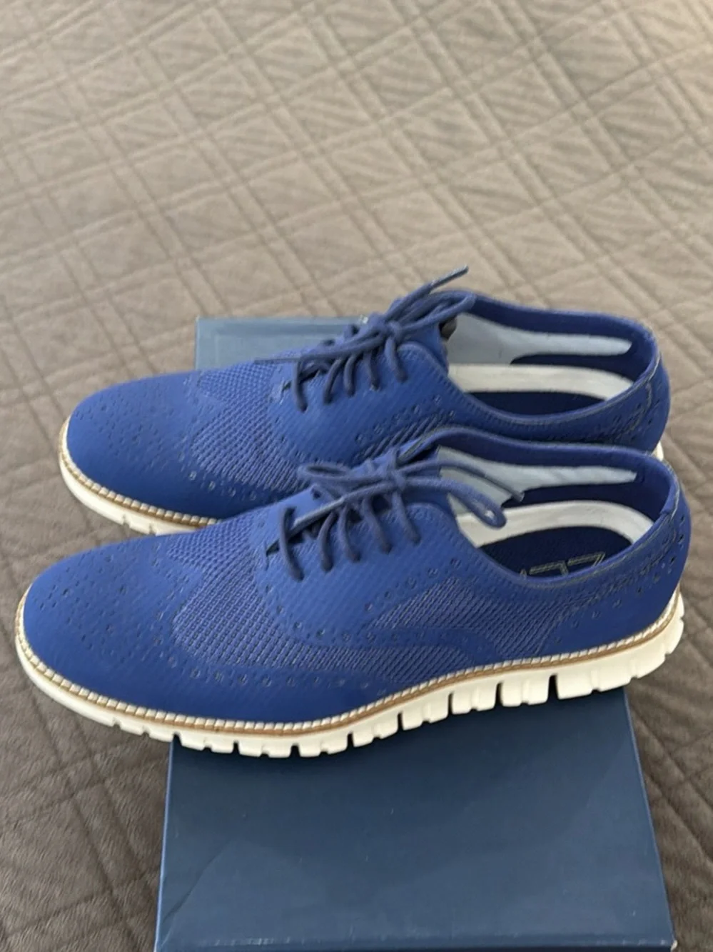 Cole Haan ZERØGRAND No Stitch Wingtip Oxford Size 9